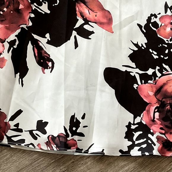 Betsy & Adam Size 6 Floral Bridal Satin Evening/Prom Ball Gown Formal Dress NWT - Picture 11 of 14